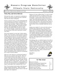 Honors Program Newsletter, Spring 2005 by Illinois State University, Honors Program