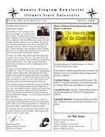 Honors Program Newsletter, Spring 2008 by Illinois State University, Honors Program