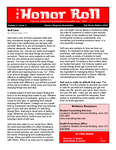 The Honor Roll, vol. 2, iss. 3, Fall Finals 2009 by Illinois State University, Honors Program