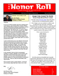 The Honor Roll, vol. 5, iss. 3, Spring 2013 by Illinois State University, Honors Program