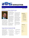 Institute for Regulatory Policy Studies Newsletter, vol. 2, no. 1, November 2006 by Illinois State University, Institute for Regulatory Policy Studies