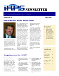 Institute for Regulatory Policy Studies Newsletter, vol. 2, no. 2, March 2007 by Illinois State University, Institute for Regulatory Policy Studies