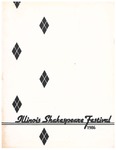 1986 Illinois Shakespeare Festival Program by School of Theatre and Dance, Illinois State University