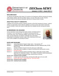 ISUChem News, January 3, 2011 – Issue 2011-1 by Illinois State University, Department of Chemistry
