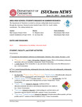 ISUChem News, June 21, 2011 – Issue 2011-8 by Illinois State University, Department of Chemistry