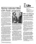 Illinois State University Life, Vol. 16, No. 5, March 1982
