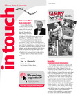 In Touch, Fall 2003 by Illinois State University, Parent and Family Services