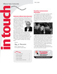 In Touch, Fall 2005 by Illinois State University, Parent and Family Services