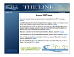 The Link, vol. 1, no. 8, August 2007 by Illinois State University, Center for Integrated Professional Development