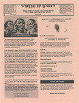 Voices of Unity: Newsletter of the Multicultural Center, February 1994 by Illinois State University