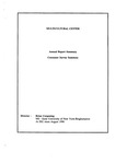 Multicultural Center 1990-1991 Annual Report Summary by Illinois State University