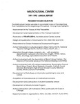 Multicultural Center 1991-1992 Annual Report by Illinois State University