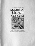 Silver Anniversary Madrigal Dinner Concert, December 1980