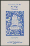 An Evening with the Madrigal Singers, April 1986 by Illinois State University