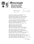 Menno-Knight, May 1981 by Mennonite College of Nursing