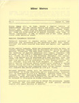 Milner Memos, August 31, 1989