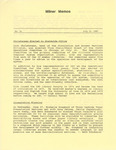 Milner Memos, July 31, 1990