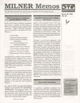 Milner Memos, September 30, 1991