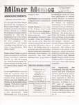 Milner Memos, October 8, 1997