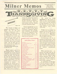 Milner Memos, November 1998