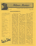 Milner Memos, August 1999