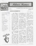 Milner Memos, September 1999