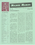 Milner Memos, December, 1998