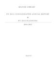 Milner Library FY 2011 Consolidated Annual Report & FY 2012 Planning by Milner Library