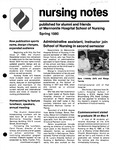 Nursing Notes, Spring 1981 by Mennonite Hospital School of Nursing
