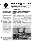 Nursing Notes, Winter 1981 by Mennonite Hospital School of Nursing