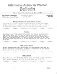 Affirmative Action for Women Bulletin - Civil Service Edition, April 12, 1974 by Illinois State University