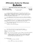 Affirmative Action for Women Bulletin - Civil Service Edition, July 12, 1974 by Illinois State University