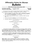 Affirmative Action for Women Bulletin - Civil Service Edition, September 13, 1976 by Illinois State University