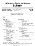 Affirmative Action for Women Bulletin - Faculty & Civil Service, February 9, 1977 by Illinois State University