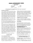 Equal Opportunity News, vol. 1, no. 2, December 1977 by Illinois State University