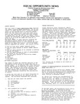 Equal Opportunity News, vol. 1, no. 4, April 1978 by Illinois State University