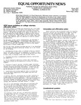 Equal Opportunity News, vol. 3, no. 1, December 1979 by Illinois State University