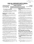 Equal Opportunity News, vol. 3, no. 3, December 1980 by Illinois State University