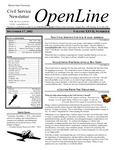 OpenLine Newsletter, December 17, 2002 by Civil Service Council