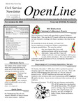 OpenLine Newsletter, November 18, 2003 by Civil Service Council