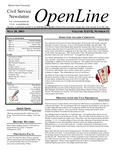 OpenLine Newsletter, May 20, 2003 by Civil Service Council