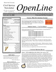 OpenLine Newsletter, January 21, 2003 by Civil Service Council