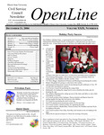 OpenLine Newsletter, December 21, 2004 by Civil Service Council