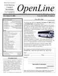 OpenLine Newsletter, October 19, 2004 by Civil Service Council