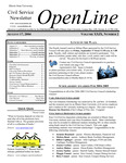 OpenLine Newsletter, August 17, 2004 by Civil Service Council