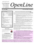 OpenLine Newsletter, July 20, 2004 by Civil Service Council