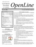 OpenLine Newsletter, May 18, 2004 by Civil Service Council