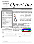 OpenLine Newsletter, March 16, 2004 by Civil Service Council