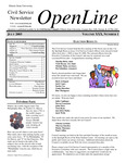 OpenLine Newsletter, July 2005 by Civil Service Council