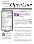 OpenLine Newsletter, April 2005 by Civil Service Council